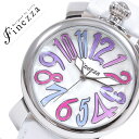 おひとり様1� 限り    腕時計 レディース かわいい プチプラ 選べる6種類   フィネッツァ腕時計 Finezza時計 腕時計 フィネッツァ 時計 ブラック 可愛い おしゃれ 革ベルト 革 ビッグケース 40MM レザー 大きめ マルチカラー  